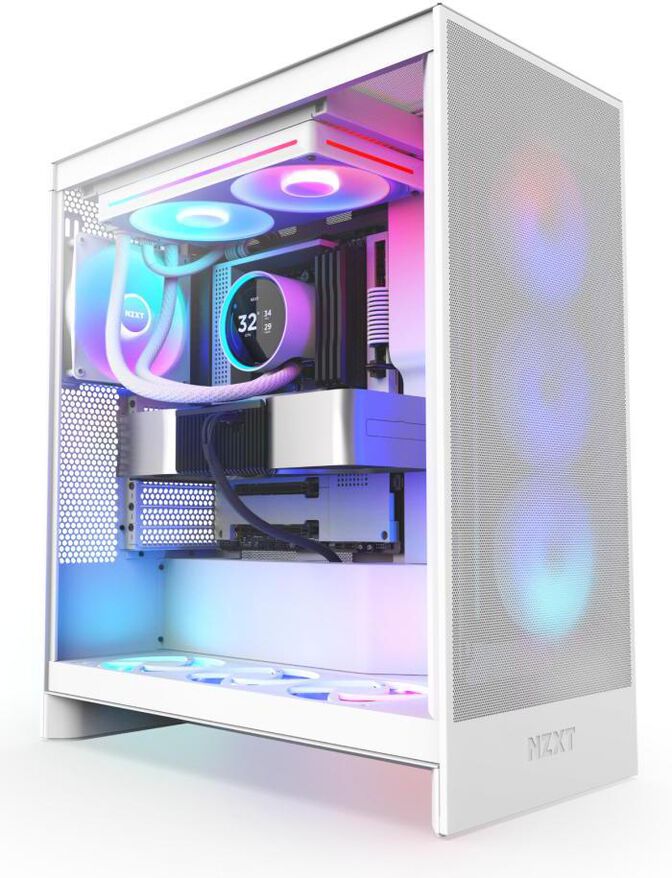 Kit de Refrigeraci&oacute;n L&iacute;quida CPU NZXT Kraken Elite 280 (2025) RGB Blanco image number 5
