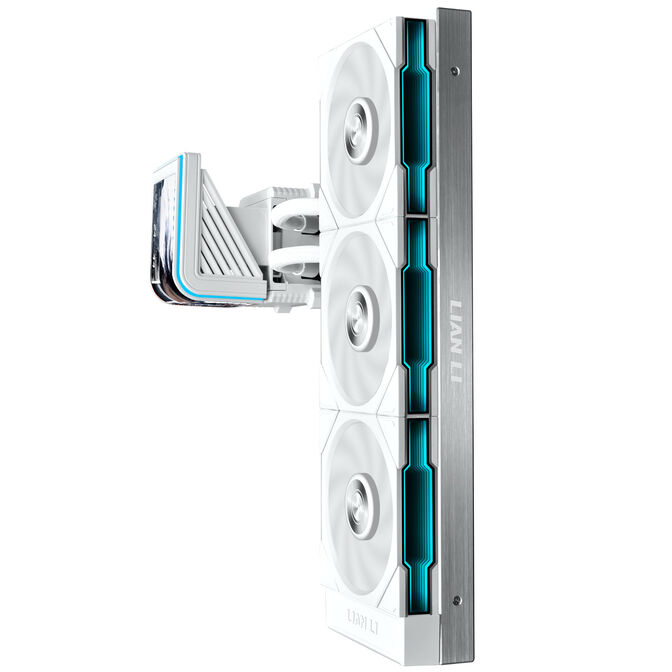 Kit Refrigeraci&oacute;n L&iacute;quida CPU AIO Lian Li HydroShift II OLED Curved 360TL Blanco - 360mm image number 2