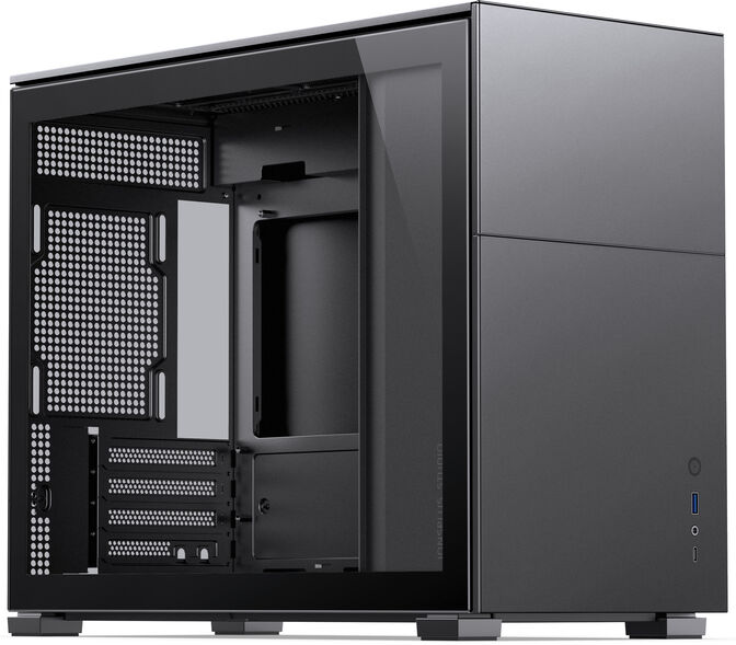 Caja Micro-ATX Jonsbo D31 STD Vidrio Templado Negro image number 0