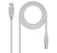 Cable USB 2.0 Nanocable USB-A/M para USB-B/M 1 M Bege image number null