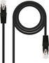 Cable de Red NanoCable RJ45 CAT.6 UTP AWG24 0.5 M Negro image number null