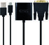 Adaptador NanoCable DVI M para VGA 10 CM Negro image number null