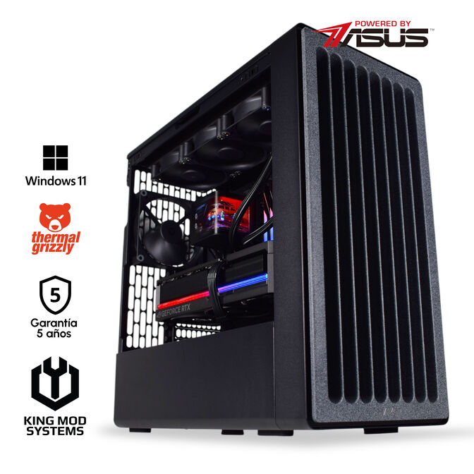 Ordenador King Mod Gamer-PC HAVN Ryzen 7 9800X3D 32GB DDR5 2TB RTX 5090 WiFi W11 image number 0