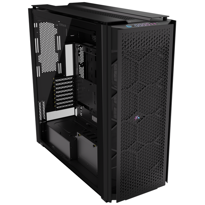 Torre E-ATX Corsair 9000D RGB Airflow Negro Cristal Templado image number 1