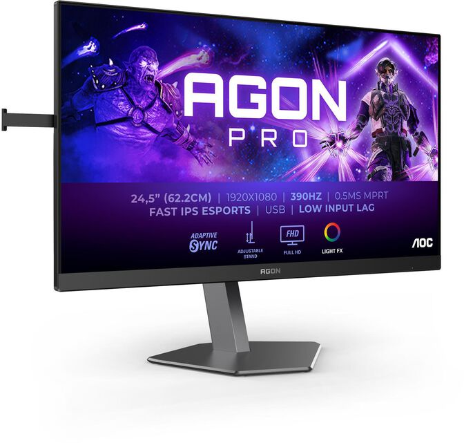 Monitor AOC AGON PRO 24.5" AG256FS Fast IPS FHD 390Hz 0.3ms Adaptive Sync HDR400 image number 1