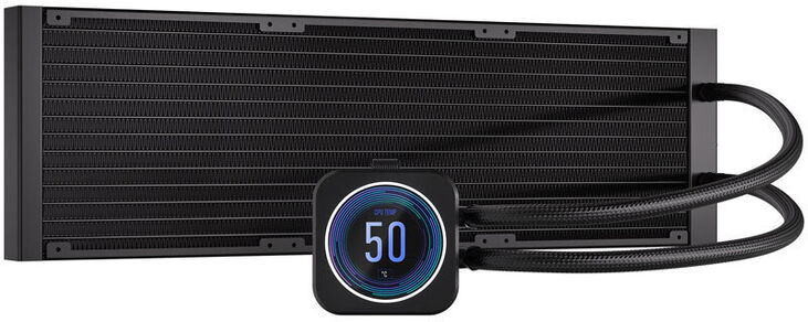 Refrigeraci&oacute;n L&iacute;quida CPU Corsair iCUE H170i Elite XT LCD Display 420mm Negro image number 1