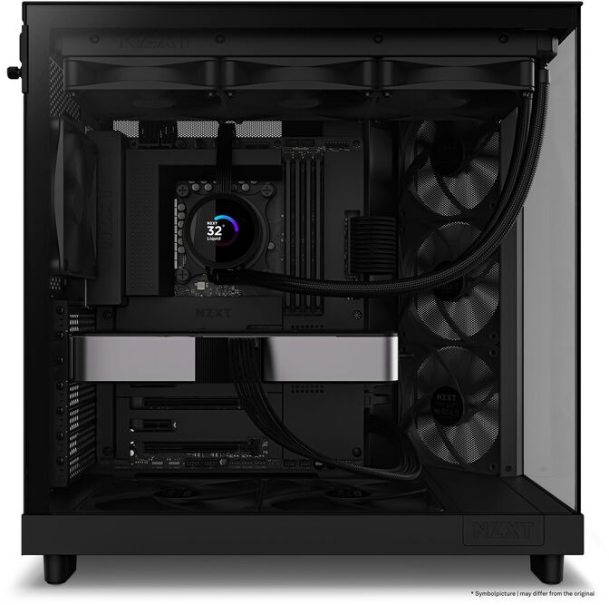 Torre ATX NZXT H6 Flow Negro Cristal Templado image number 12