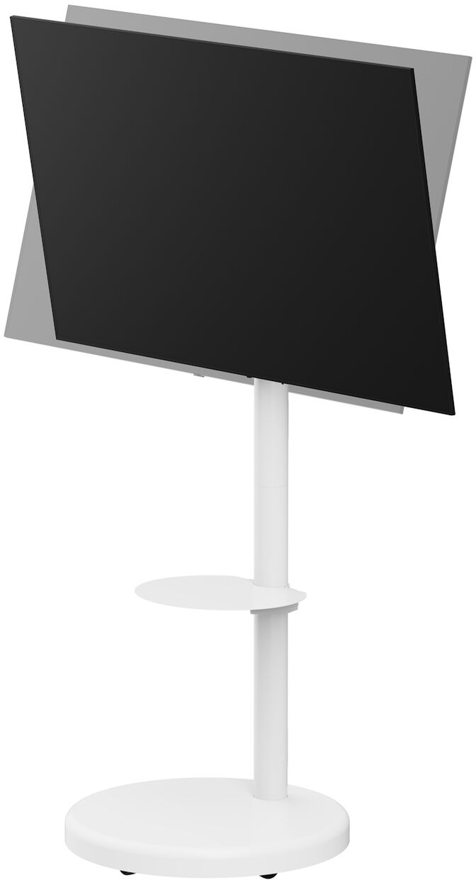 Soporte M&oacute;vil de Piso Ewent EW1550 Heavy-Duty Mobile TV Floor Stand 37" - 86" Blanco image number 6