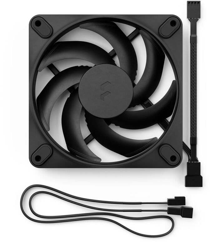 Ventilador Fractal Design Momentum 12 120mm 2200RPM 4 Pinos PWM Negro image number 3