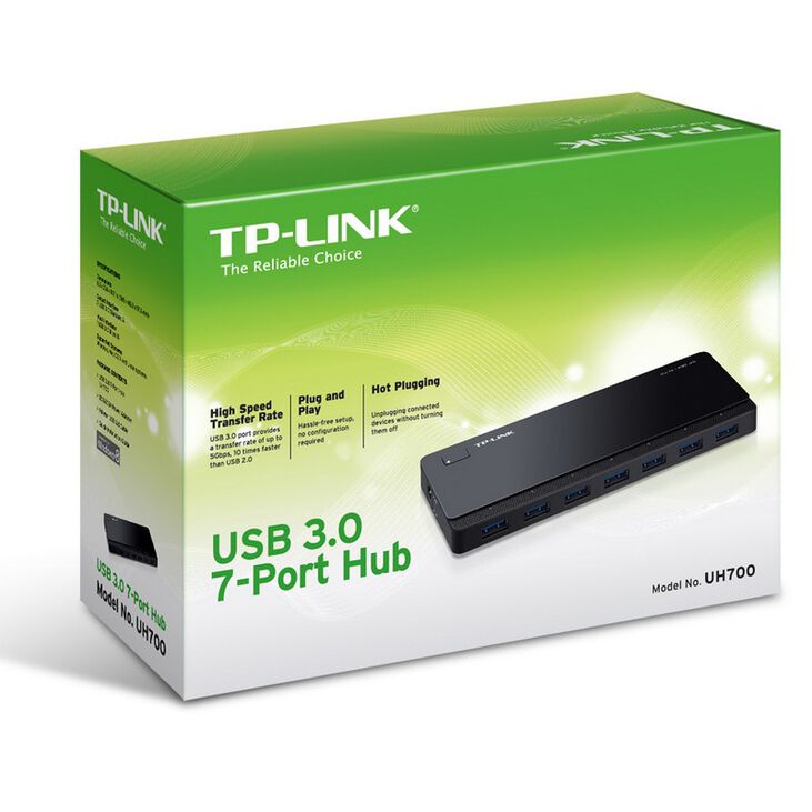 Hub USB TP-Link 7 Portas USB 3.0 c/ Alimentación image number 2