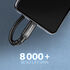 Extensión AXAGON BUCM32-CF05AB USB-C <-> USB-C 3.2 Gen 2, 0.5m, 20 Gbps, ALU, braid image number null