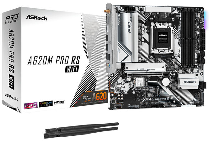 Placa Base ASRock A620M Pro RS WiFi image number 0