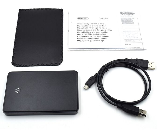 Caja HDD/SSD Ewent 2.5" SATA - USB 2.0 Negro s/parafusos image number 4