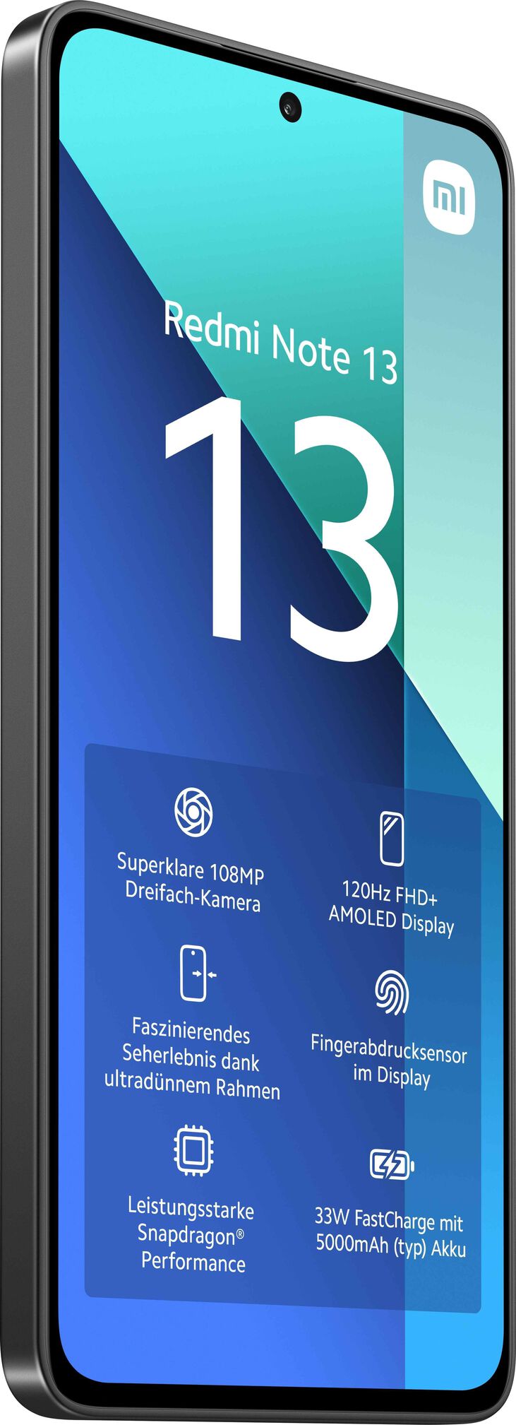 Smartphone Xiaomi Redmi Note 13 4G 6.67" 8GB/256GB Dual SIM Midnight Black image number 2