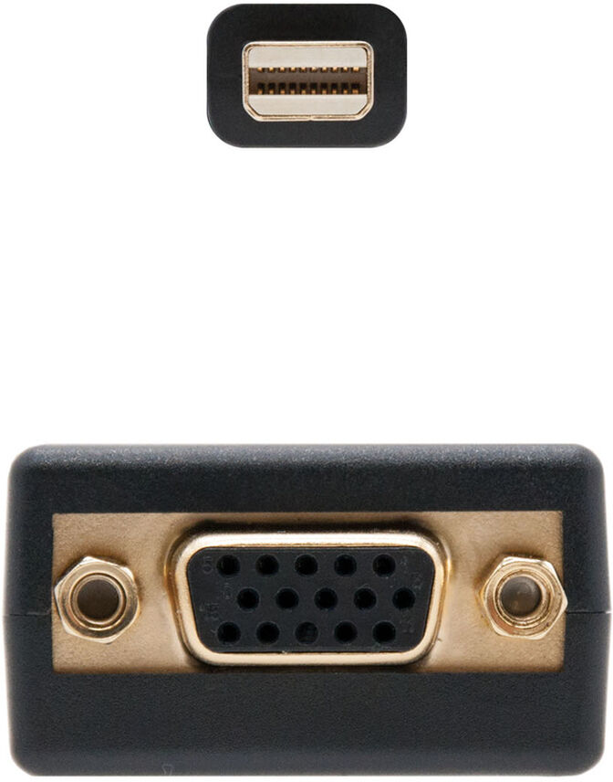 Adaptador NanoCable Mini DisplayPort M para VGA F 15 CM Negro image number 1