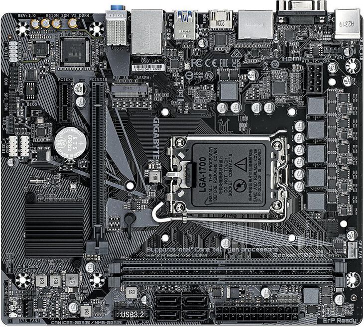 Placa Base Gigabyte H610M S2H V3 DDR4 image number 3