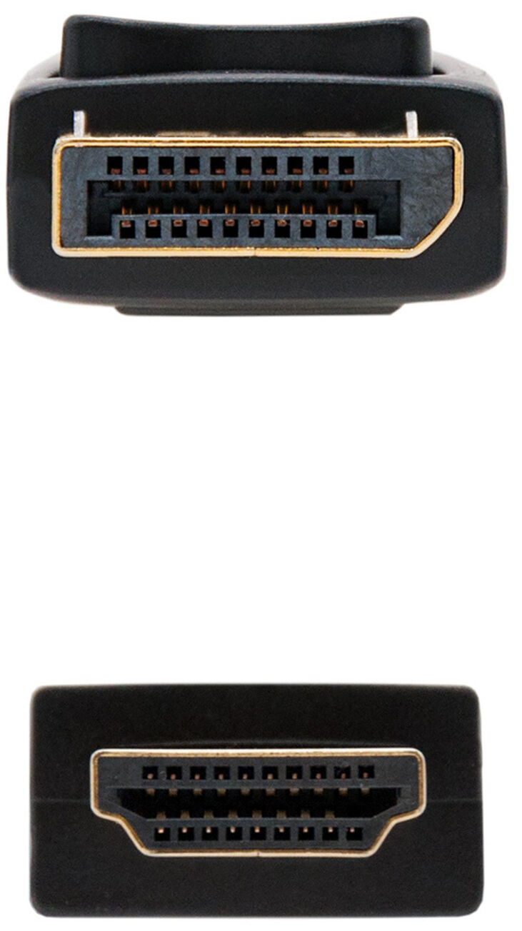 Cable Conversor NanoCable DisplayPort/M para HDMI/M 1.5 M Negro image number 2