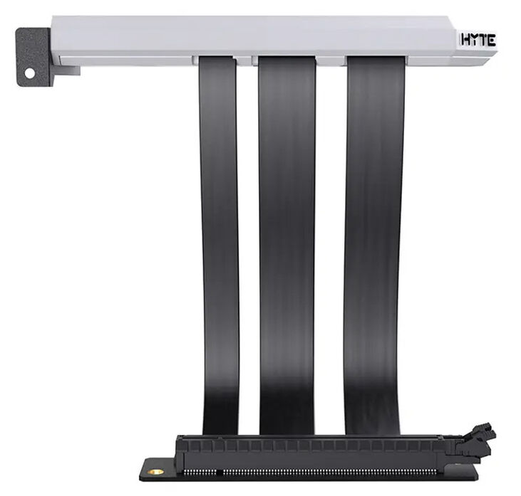 Card Riser Hyte PCI-E 4.0 20cm Blanco image number 2