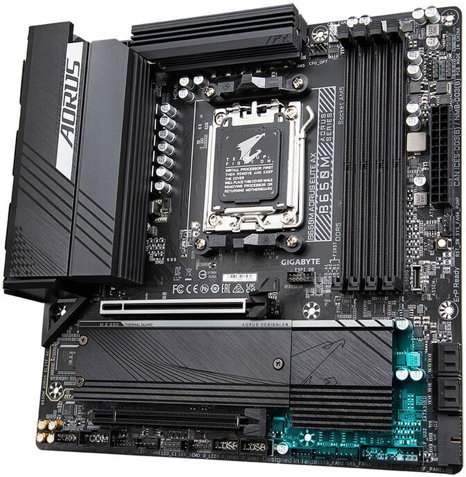Placa Base Gigabyte B650M Aorus Elite AX image number 4