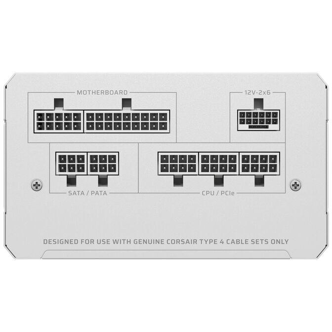 Fuente Alimentaci&oacute;n Modular Corsair RMe Series RM750e 750W 80 Plus Cybenetics Gold ATX3.1 - PCIe 5.1 Blanca image number 6