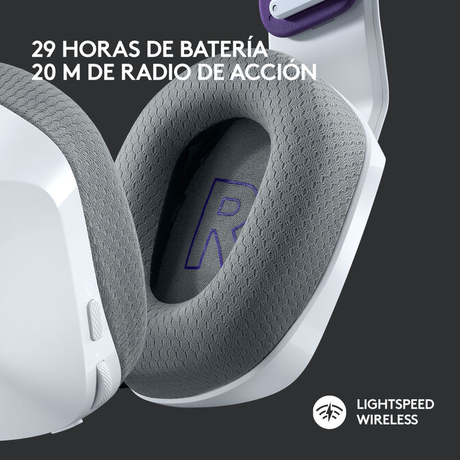 Auriculares Logitech G733 RGB Lightspeed Wireless Blanco image number 18