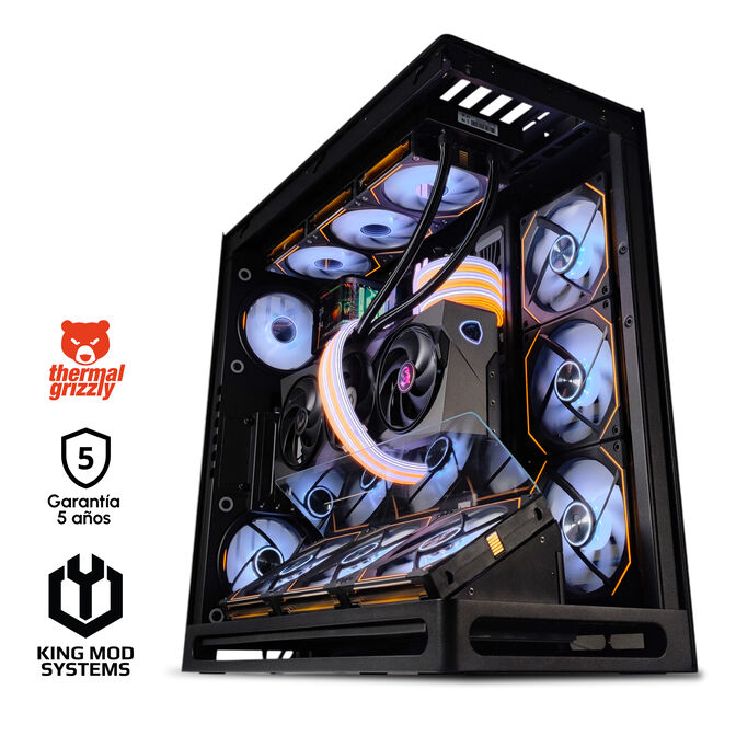 Ordenador King Mod Gamer-PC Ryzen 7 9800X3D 64GB DDR5 2TB RTX 5090 WiFi W11 Bonus