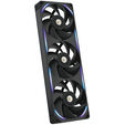 Ventilador NZXT F360x Perfomance RGB 120mm - Single-Frame Negras - Triplo Ventilador 120mm (360mm) image number null