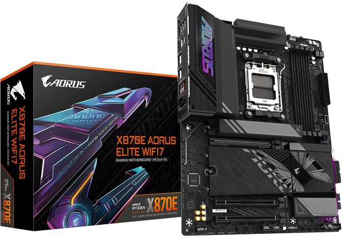 Placa Base Gigabyte X870E Aorus Elite WiFi7 image number 0