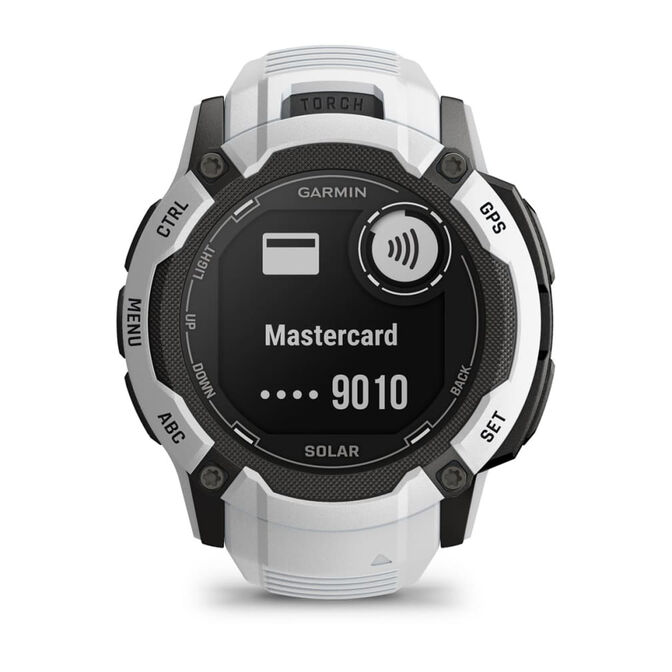 Smartwatch Garmin Instinct 2X Solar 50mm Branco image number 8