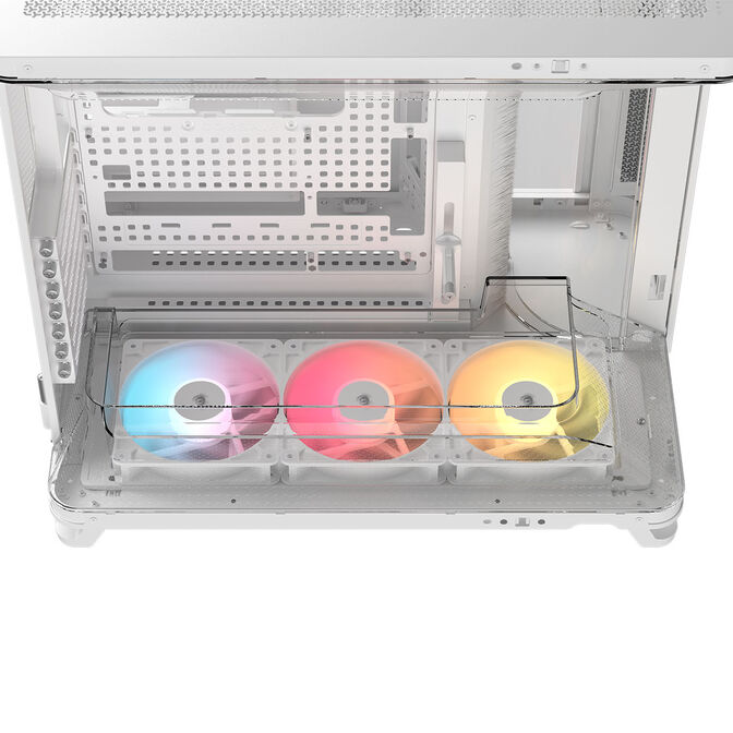 Torre E-ATX Corsair AIR 5400 RS-R ARGB Blanca Cristal Templado image number 11