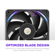 Ventilador NZXT F360x Perfomance RGB 120mm - Single-Frame Negras - Triplo Ventilador 120mm (360mm) image number null
