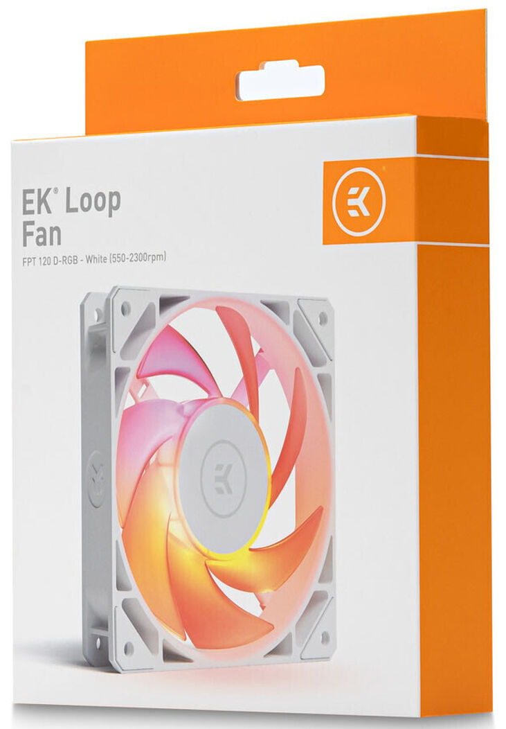 EK Water Blocks Loop Fan FPT 120 D-RGB Carcasa del ordenador Ventilador 12 cm Blanco 1 pieza(s) image number 5