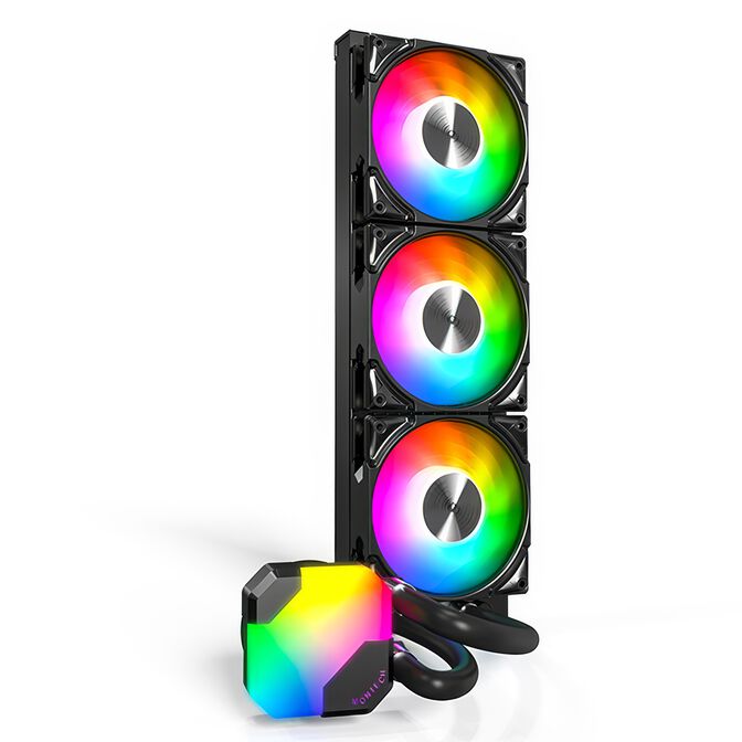 Water Cooler CPU Montech HyperFlow ARGB 360mm Negro image number 1