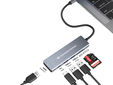 HUB USB Conceptronic 6-in-1 USB-C 3.2 > 2x USB-A 3.0 + HDMI + USB-C (PD100W) + Lt.Tarjetas image number null