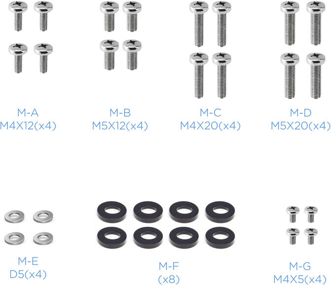 Soporte Lateral Tooq para Mini PC Negro image number 6