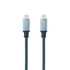 Cable USB 3.2 Gen2x2 Nanocable 20Gbps 5A/100W 4K/60HZ USB-C M/M 1.5 M Gris/Negro image number null