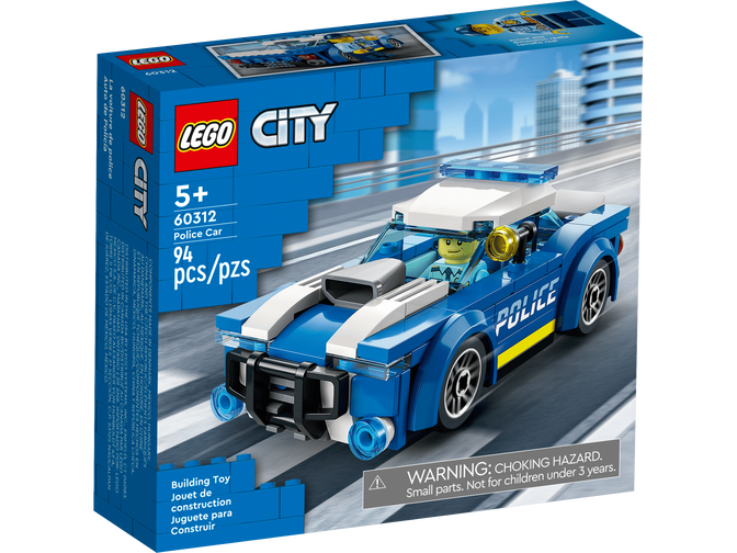 LEGO City: Coche de Polic&iacute;a, 94 Piezas (60312) image number 0