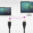 Cable HDMI V2.1 Nanocable CCS, A/M-A/M, Negro, 1.5 M image number null