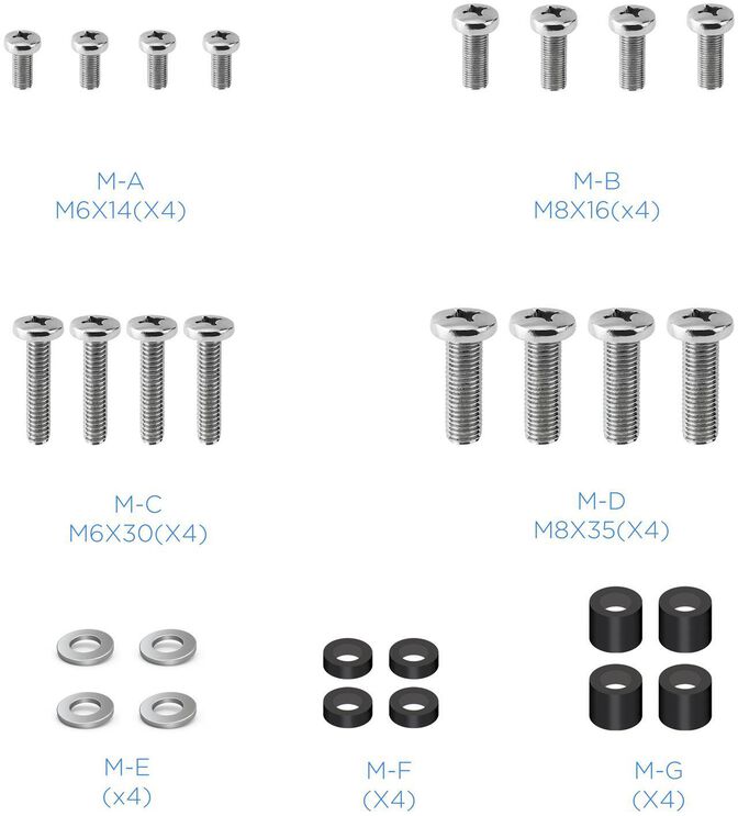 Soporte de Pared Tooq 43" a 90" Max. 80Kg Negro image number 5