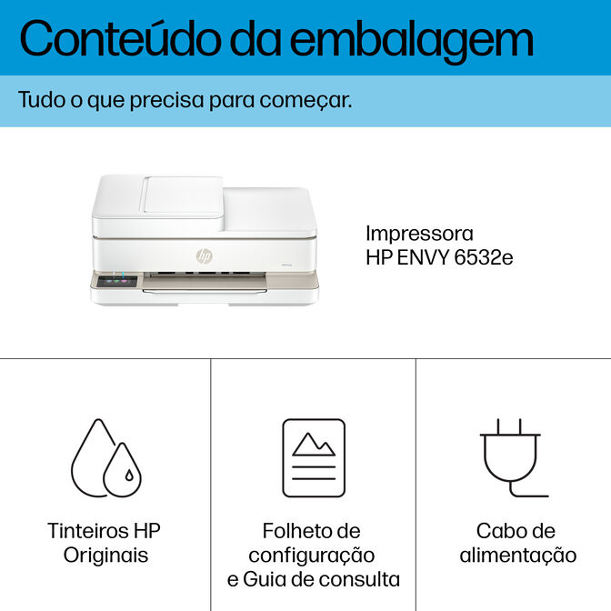 Impresora Multifunci&oacute;n de Inyecci&oacute;n de Tinta HP Envy 6532e Todo-en-Uno WiFi image number 7