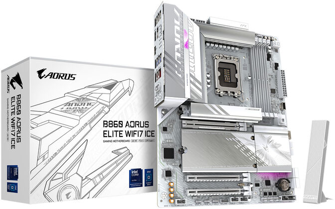 Placa Base Gigabyte B860 A ELITE WF7 ICE image number 0