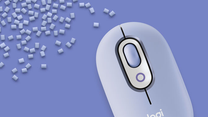Rat&oacute;n Logitech Pop Wireless/Bluetooth Lila image number 2