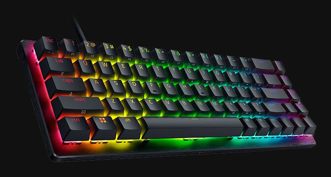 Teclado Razer Huntsman V3 HE Mini 65% RGB Magnetic Switch 8KHz (US) image number 1
