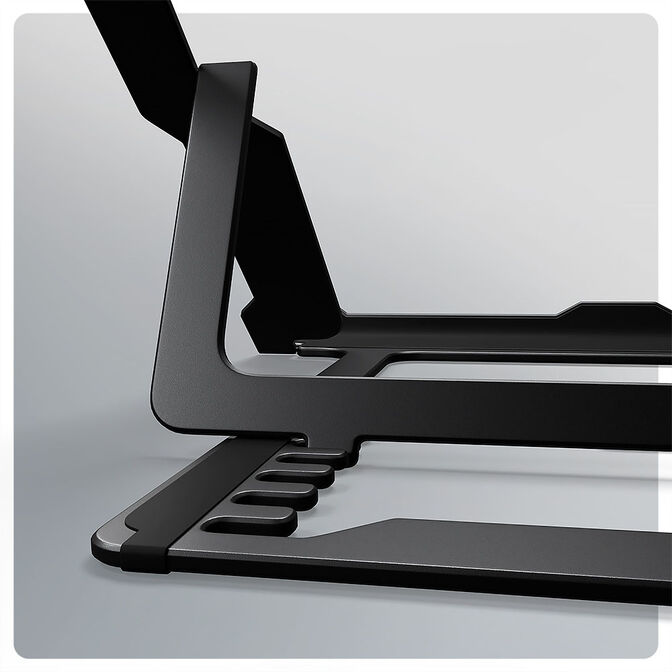 Soporte Elevat&oacute;rio AXAGON STND-LAB  para Port&aacute;tiles Ajustable Aluminio Negro image number 5