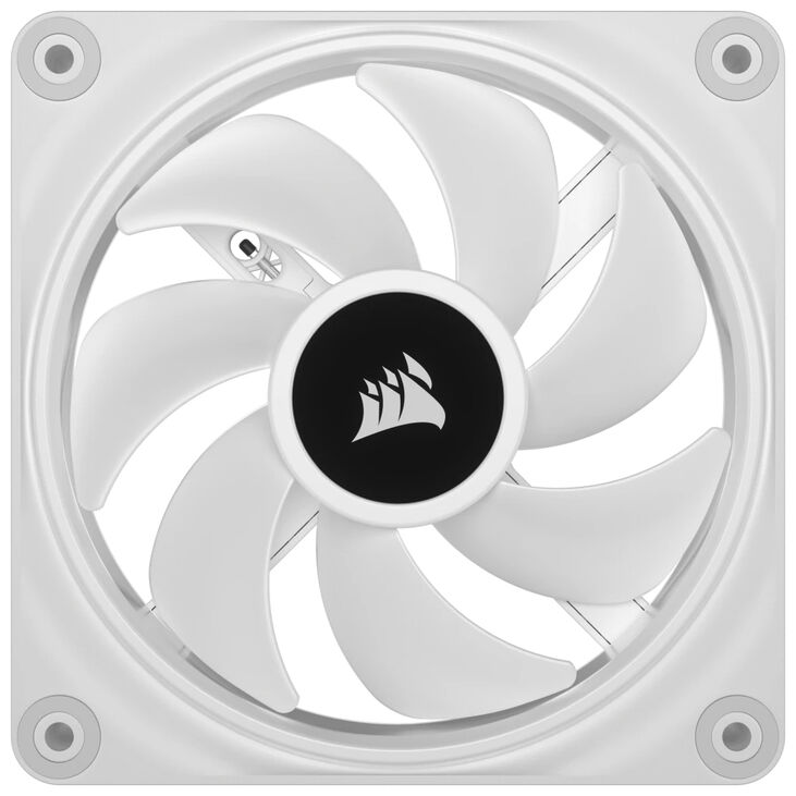 Ventilador Corsair iCUE Link QX120 RGB PWM Blanco 120mm (Pack 3) image number 1