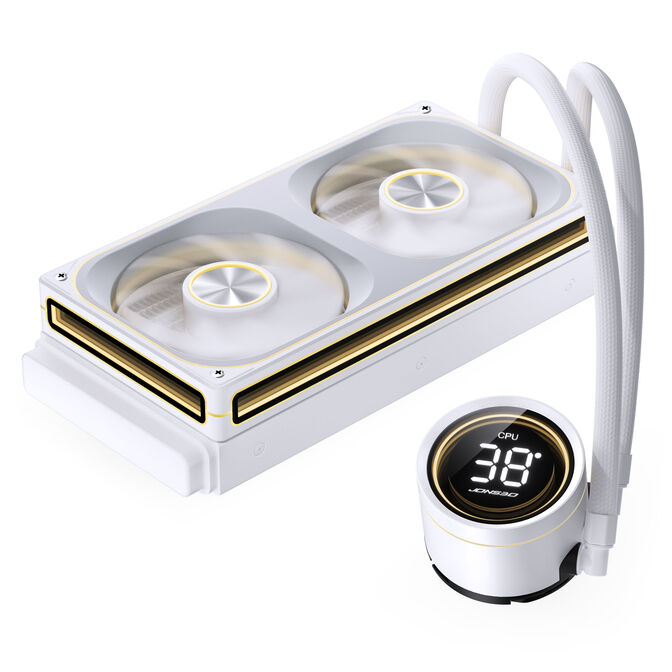 Kit Refrigeraci&oacute;n L&iacute;quida Jonsbo TH-240 ARGB Branco - 240mm image number 3