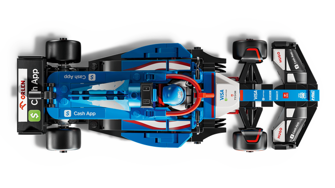 LEGO Speed Champions: Coche de Carreras Visa Cash App RB VCARB 01 F1, 248 Piezas (77246) image number 3