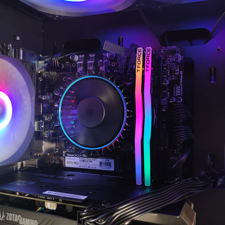 Ordenador AURA Limited-PC Intel i3 13100F 16GB DDR4 500GB RTX 3060 12GB W11 image number 3