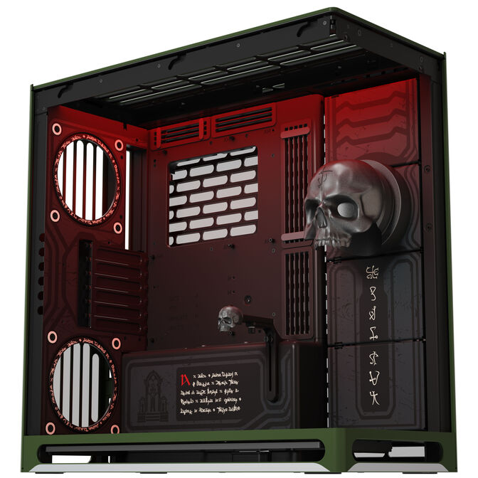 Caja ATX HAVN HS 420 Base Negro DOOM The Dark Ages Limited Edition image number 1