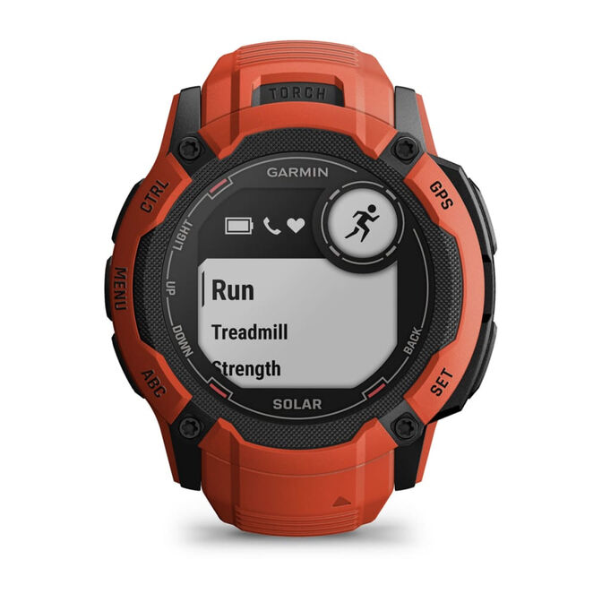 Smartwatch Garmin Instinct 2X Solar 50mm Vermelho image number 3